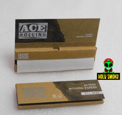Papel de Fumar ACE ROLLING Sin Blanquear (marrón) 1 1/4