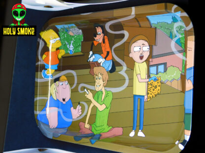 Bandeja metálica Jumbo diseño bart shaggy goofy