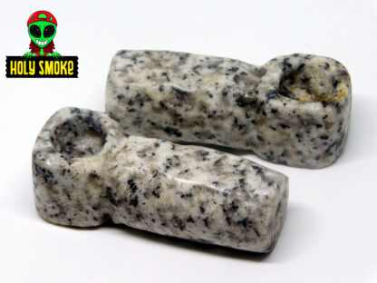 Pipa ceremonial artesanal De Piedra Ónix tallada a mano color gris, tamaño 6cm largo