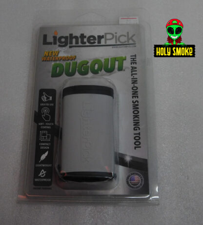 Estuche porta encendedor con kit para fumar, 8.5 cm de largo, ancho 5cm.