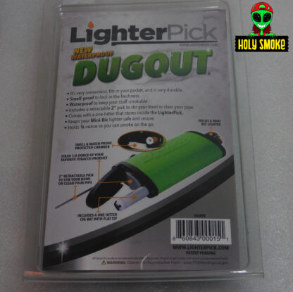 Estuche porta encendedor con kit para fumar, 8.5 cm de largo, ancho 5cm. - Image 2