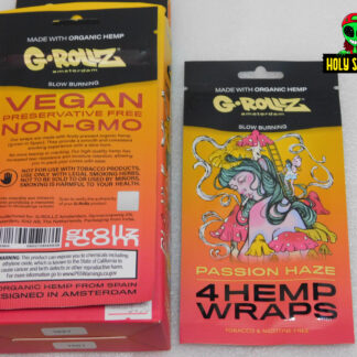 Blunt de cáñamo preenrollados con sabor a maracuyá de la marca G-Rollz ,4 hojas