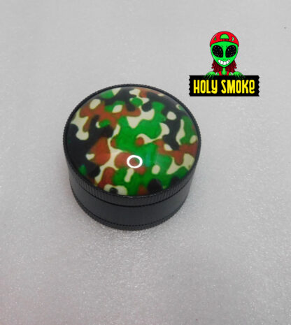 Grinder de metal, marca Black Leaf con diseño militar, de 3 capas, tamaño de 5 cm de diametro por 3 cm. - Image 3