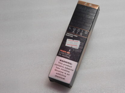 Vape de marca Lucid Air, en forma de Cápsula desechable Peach Ice (5000 puff)