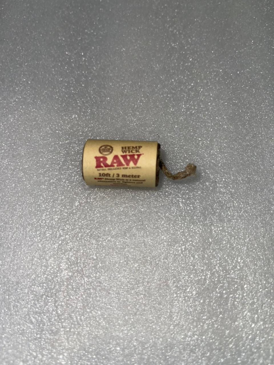Mecha de cáñamo de la marca RAW, Wick Roll