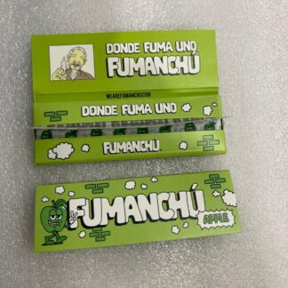 Papel de fumar de la marca Fumanchú, sabor Manzana verde (Apple) 50 hojas de tamaño 1 1/4