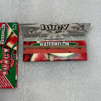 Papel de fumar delgado saborizado de sandía de marca Juicy Jay, tamaño 1 1/4, 32 hojas