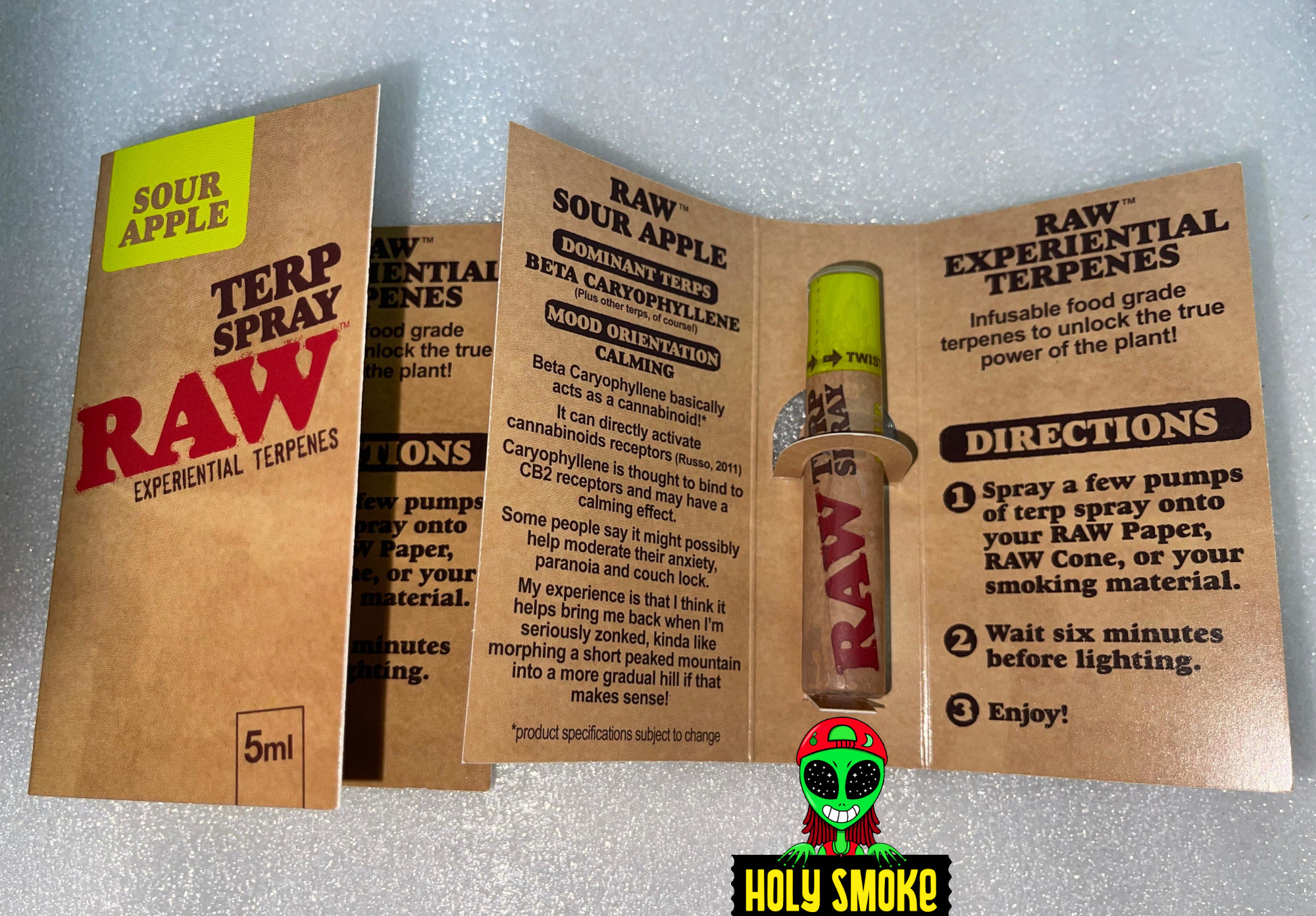 Spray de terpeto RAW de manzana ácida 5ml