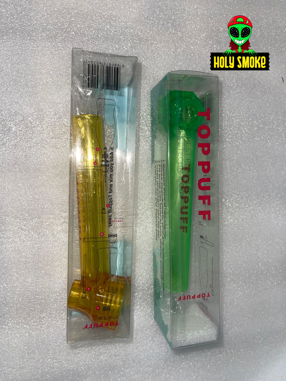 TOPPUFF Bong, tubo de vidrio - Imagen 3