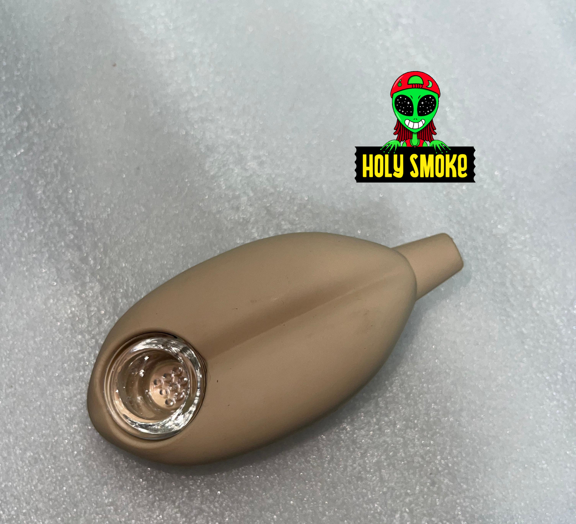 Pipa Pussy Silicona Punta Vidrio Grueso Alta Durabilidad 10 cm - Imagen 2