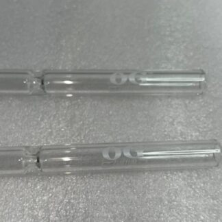 Pipas one hitter de vidrio transparente , tamaño 11 cm largo