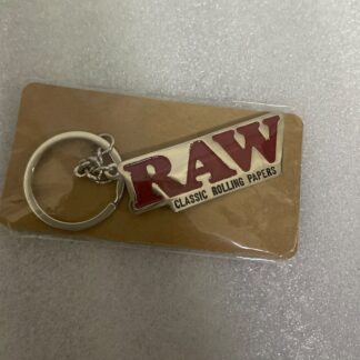 Llavero Metalico RAW Classic Rolling Papers. 